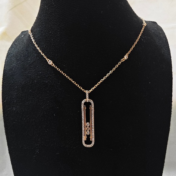 Messika Jewelry - Messika 18K Rose Gold Long Necklace